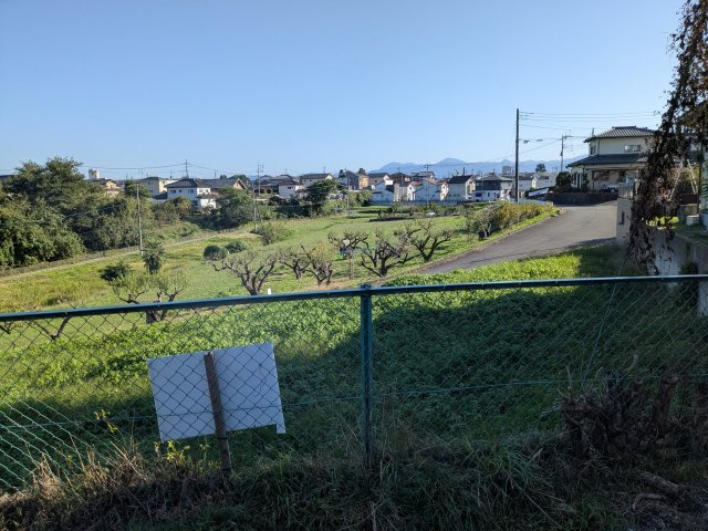 売土地　安中市高別当の展望