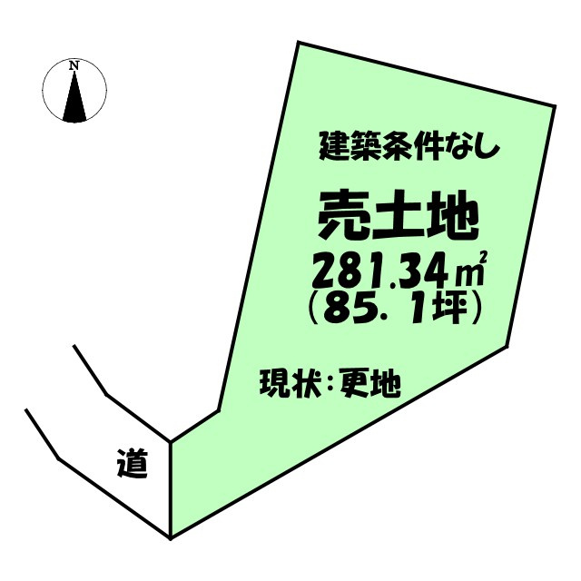 売土地　安中市高別当の土地図
