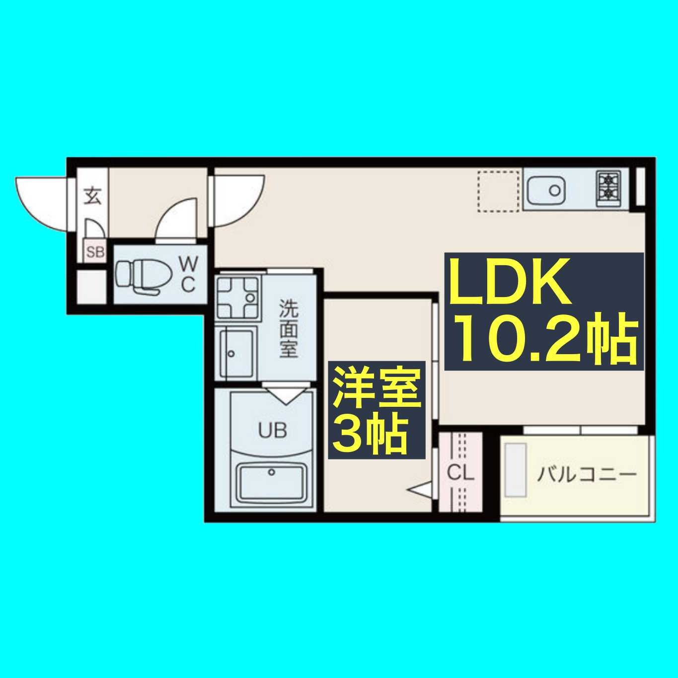 Jack nakaotaiⅠの間取り