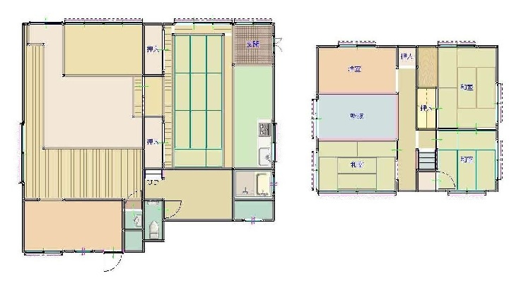 和歌山市新和歌浦・中古戸建・116158の間取り