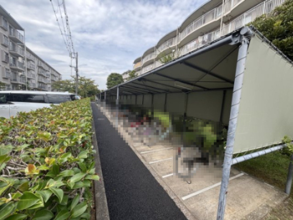 駐輪場です