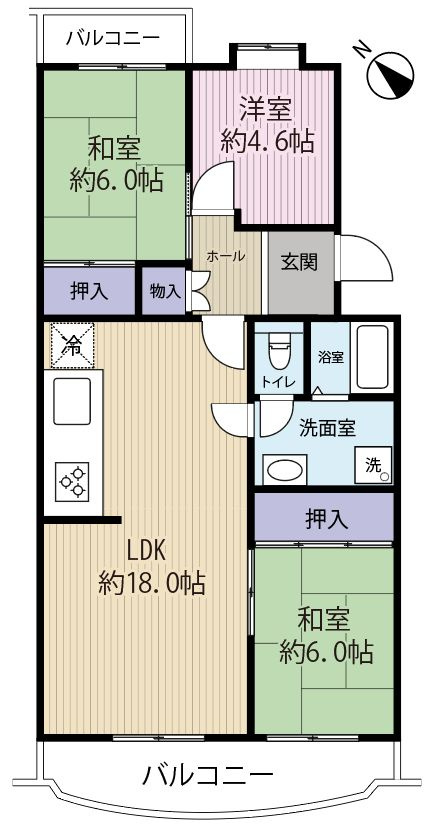 使いやすい間取りです