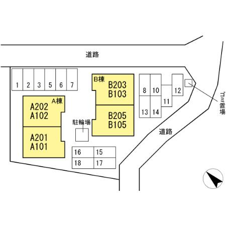 ブロードリッジAの区画図