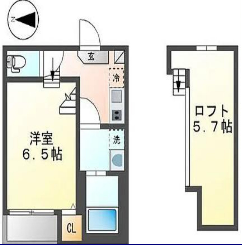 【愛知県】名古屋市中村区　1棟投資マンションの間取り