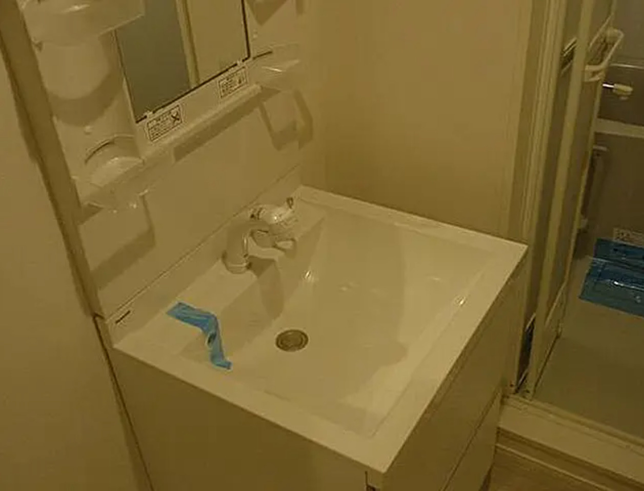 【愛知県】名古屋市中村区　1棟投資マンションの独立洗面台