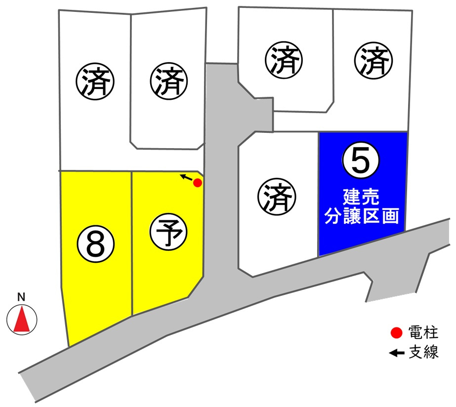 東邦ピュアタウン上田の区画図|06/21 11:56