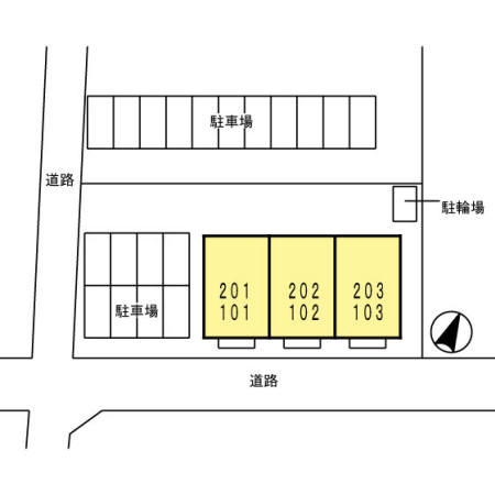 エスポワールＹＶの区画図