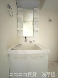 台東区浅草橋２丁目の賃貸マンションの洗面所|503号室イメージの為、現状を優先致します。