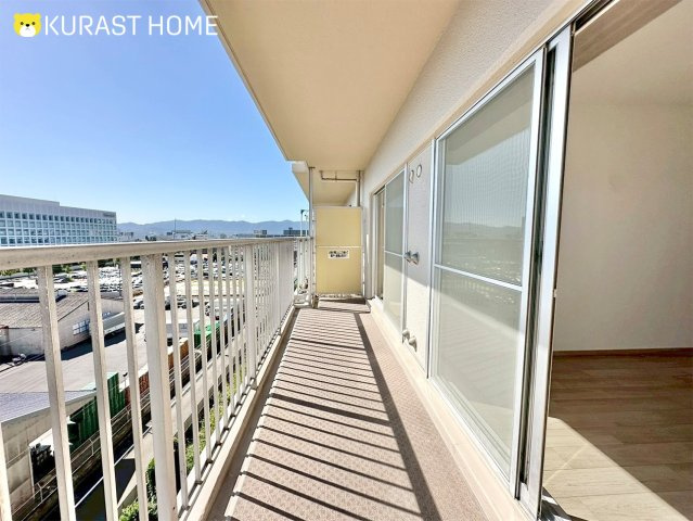 コープ野村京都南　7階のバルコニー