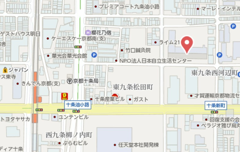 コープ野村京都南　7階の地図