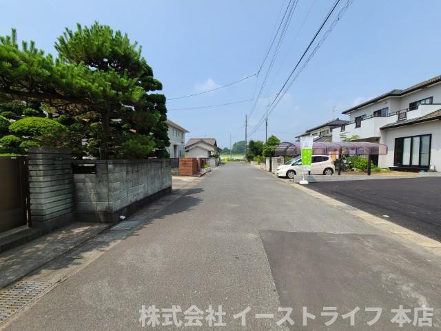 【新築戸建】　いわき市平下平窪第6の前面道路含む現地写真|南側幅員6ｍ公道