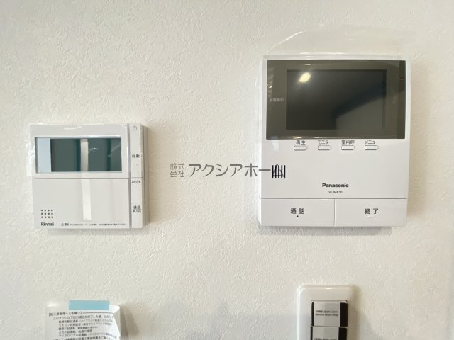 所沢市上新井2丁目・全1棟　新築一戸建　～リビング吹抜け～のセキュリティ|来訪者が確認出来て安心です