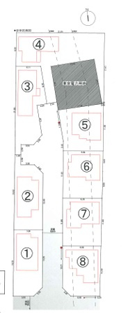 【土地図】 | 開放感のある、閑静な住宅街に位置しています。陽の光をたっぷりと浴びながら気持ち良く生活が出来ます。夢のマイホーム、夢ではなく実現出来ます！見学・ご相談等、お気軽にご連絡下さい。