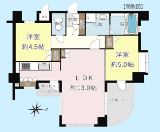 【間取り】 | グランシティ目黒碑文谷