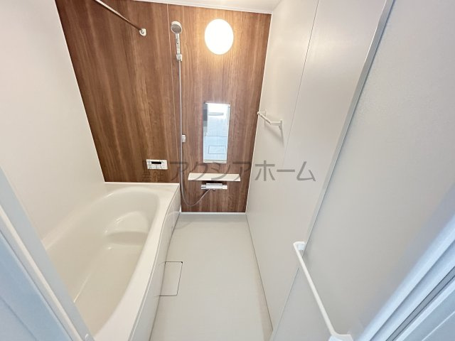 東村山市本町1丁目・全2棟　新築未入居一戸建　2号棟の浴室|1坪タイプのユニットバス