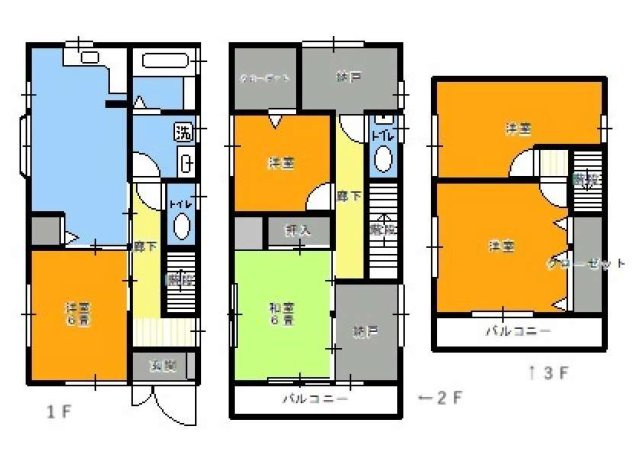 所沢市荒幡　中古一戸建　～南西道路・陽当良好～