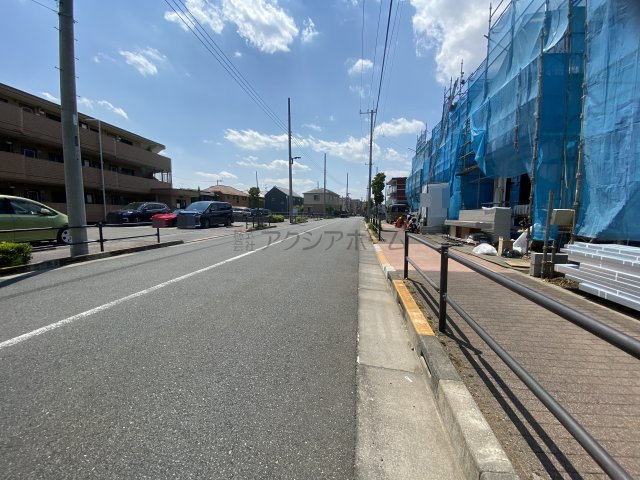 東大和市立野1丁目・全4棟　新築一戸建　2号棟　～陽当良好～の前面道路含む現地写真|2025年5月13日撮影