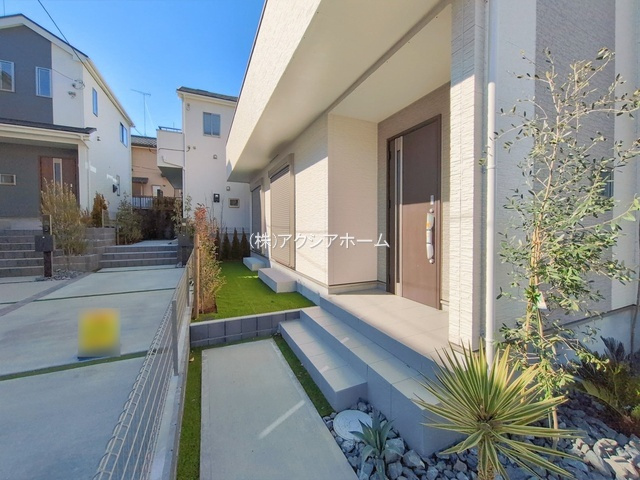 所沢市東所沢3丁目・全4棟　新築一戸建　B号棟の玄関|現地写真（2026年1月29日撮影）