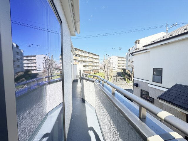 所沢市東所沢3丁目・全4棟　新築一戸建　D号棟のバルコニー