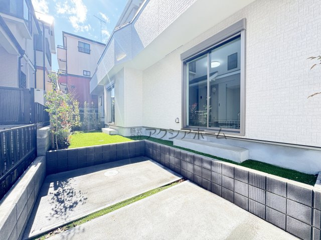 所沢市東所沢3丁目・全4棟　新築一戸建　D号棟の庭