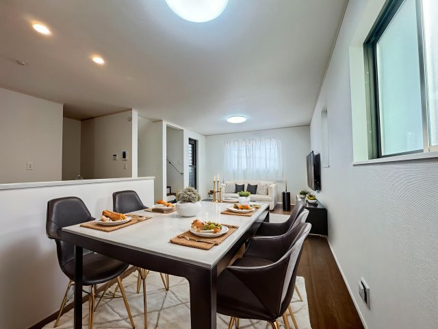 所沢市弥生町・全2棟　新築一戸建　A号棟　～3階建～の外観|現地写真（2025年11月20日撮影）