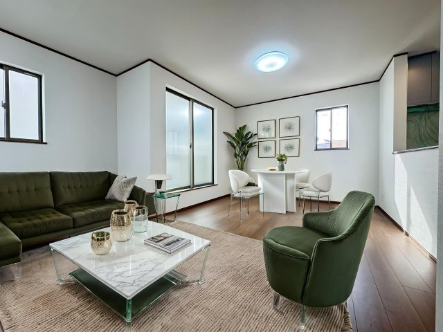 所沢市弥生町・全2棟　新築一戸建　B号棟　～3階建～の外観|現地写真（2025年10月30日撮影）