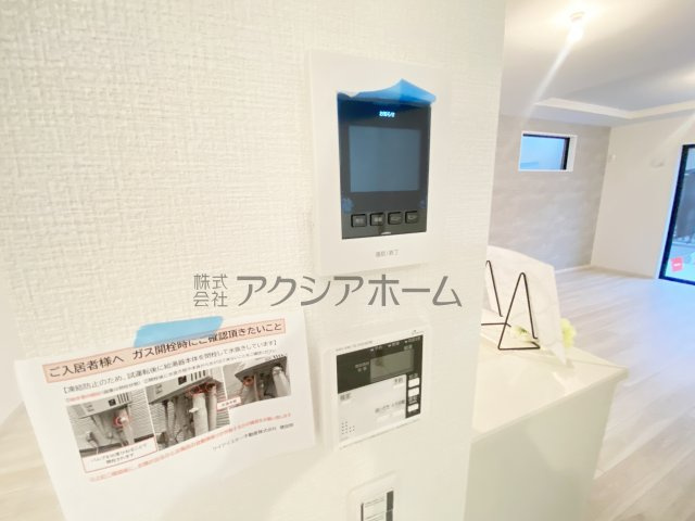 東村山市野口町3丁目・全1棟　新築一戸建　～LDK17帖～の設備|録画機能付モニターインターホン