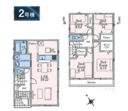 武蔵村山市残堀5丁目・全13棟　新築一戸建　2号棟の画像