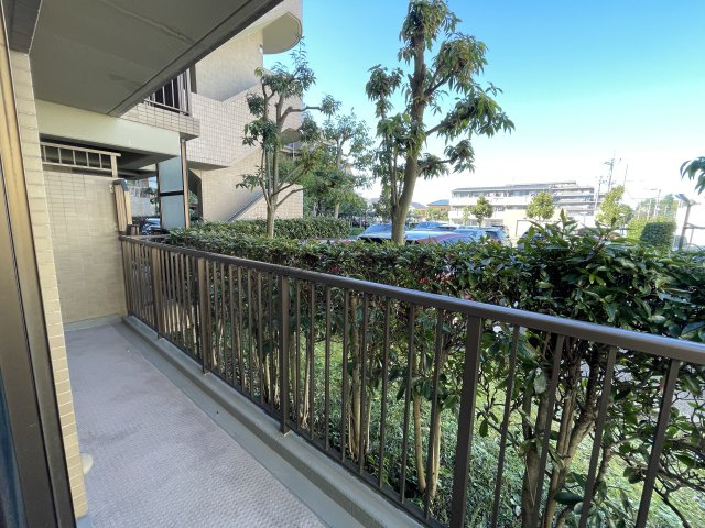 モアステージ東所沢のバルコニー