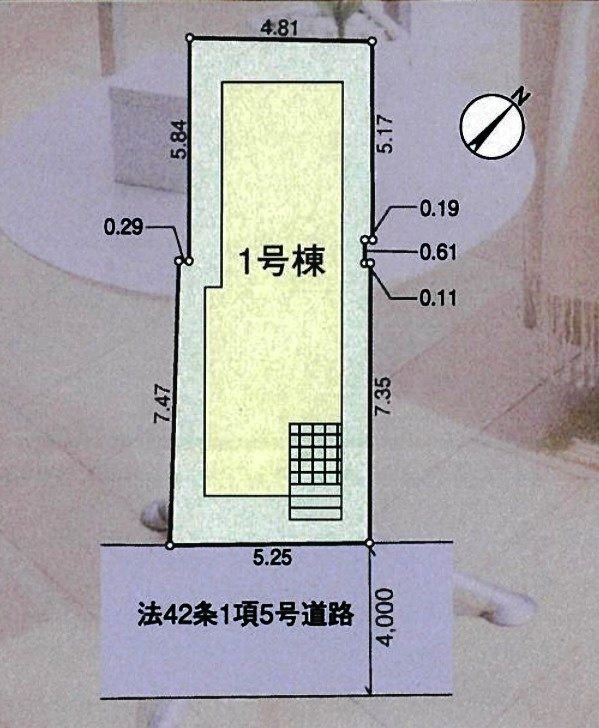 清瀬市松山1丁目・全1棟　新築一戸建　～清瀬駅徒歩5分～の区画図|南東道路に面し日当たり良好です。