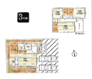東大和市狭山5丁目・全8棟　新築一戸建　3号棟　の画像