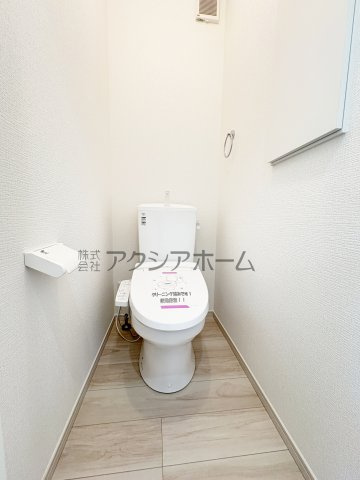 所沢市北原町・全1棟　新築一戸建　～LDK18.6帖～のトイレ|2階