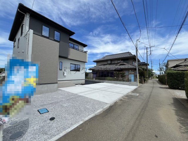 所沢市中富・全1棟　新築一戸建　～駐車並列3台可～の前面道路含む現地写真