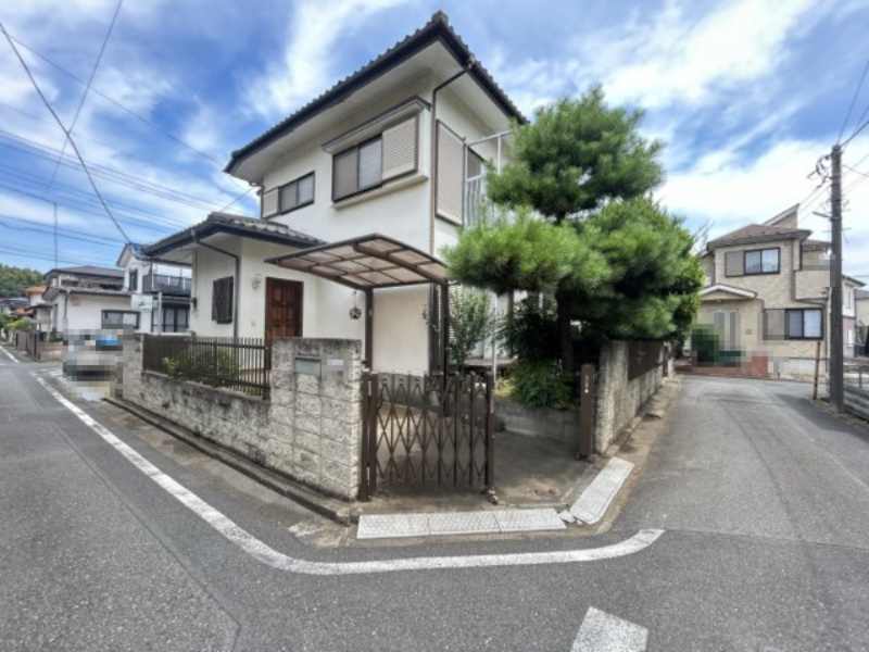 所沢市下安松・全1区画　建築条件なし土地　～南西角地～