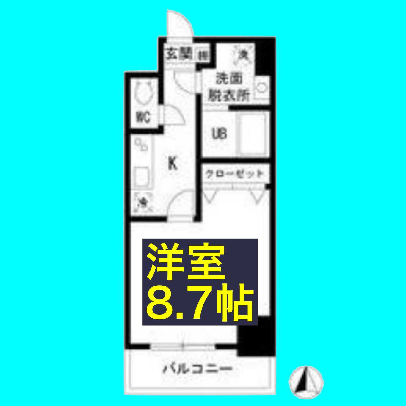 PRESTAGE名駅の間取り