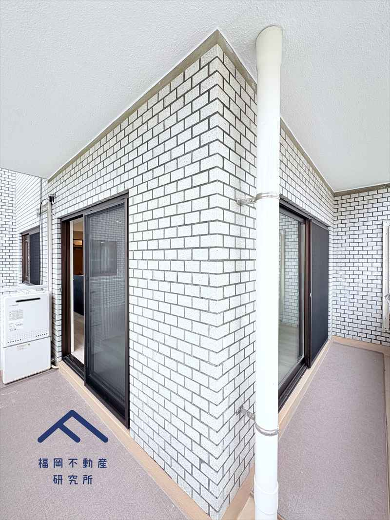 レジデンス高宮のバルコニー