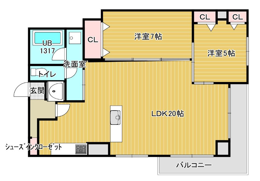 レジデンス高宮の間取り