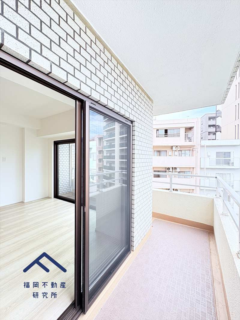 レジデンス高宮のバルコニー