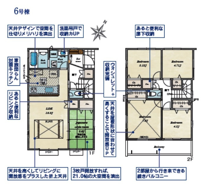 所沢市東所沢和田3丁目・全11棟　新築一戸建　6号棟