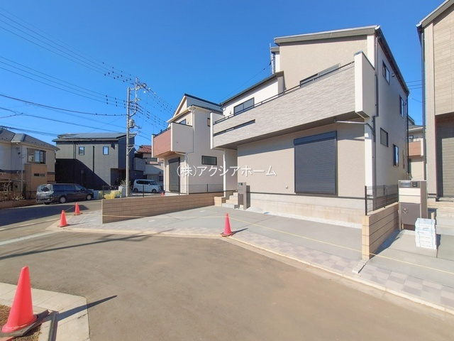 所沢市下安松・全11棟　新築一戸建　2号棟の前面道路含む現地写真|現地写真（2026年1月29日撮影）