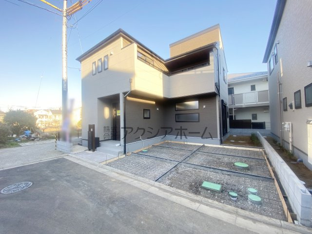 所沢市上新井2丁目・全5棟　新築一戸建　5号棟　～駐車2台～の外観