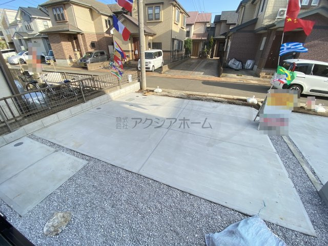 所沢市向陽町・全2棟　新築一戸建　2号棟の駐車場|カースペース2台