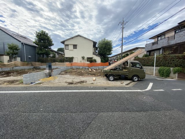 東久留米市氷川台2丁目・全2棟　新築一戸建　1号棟の外観|更地　2025年9月29日撮影