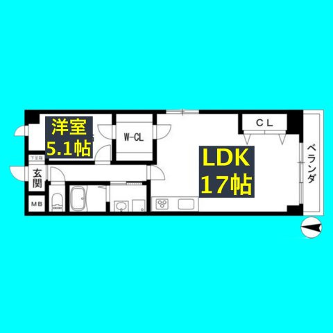 The　Sengen　Terrace(ザセンゲンテラス)の間取り