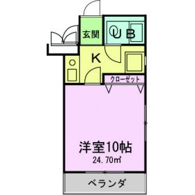 １Ｋ　２４．７０㎡