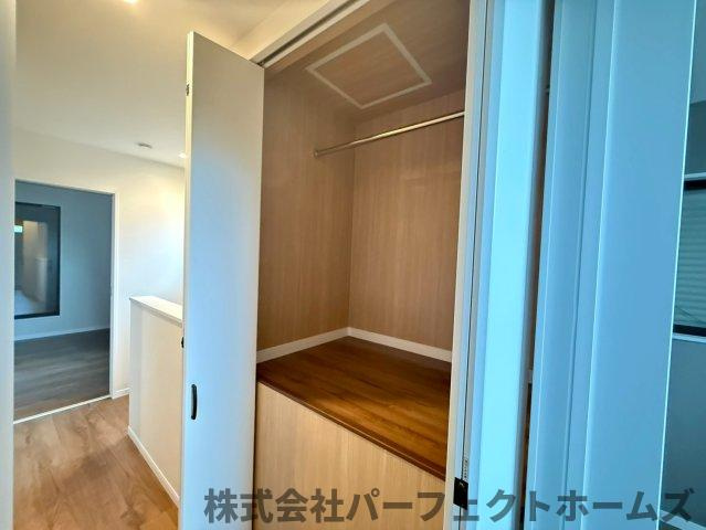 茄子作北町戸建の収納|専用の収納スペースです