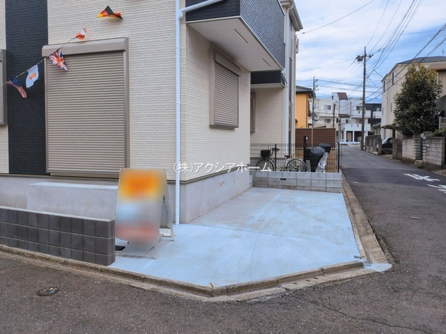 所沢市向陽町・全1棟　新築一戸建　～南西角地～の駐車場|2026年3月19日撮影