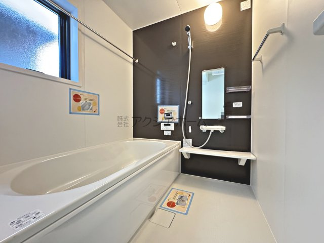 所沢市緑町4丁目・全2棟　新築一戸建　2号棟の浴室|1坪タイプのユニットバス