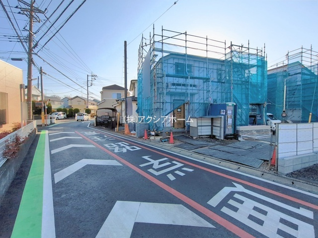 所沢市久米・全4棟　新築一戸建　3号棟　～全室2面採光～の外観|現地写真（2026年1月27日撮影）