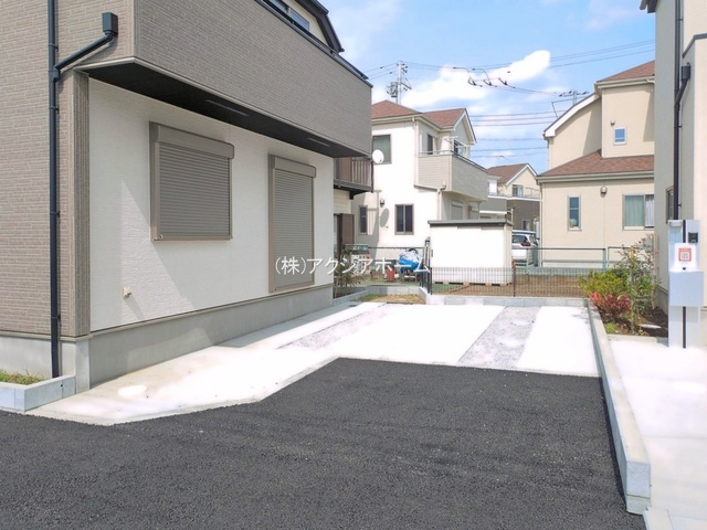所沢市久米・全4棟　新築一戸建　1号棟　～全居室6帖以上～の駐車場|現地写真（2026年5月25日撮影）